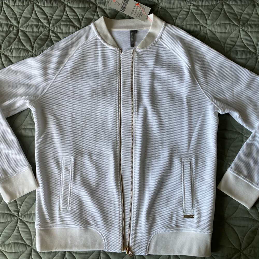 Sweaty Betty Solar Bomber Textured Zip-Up Jacket